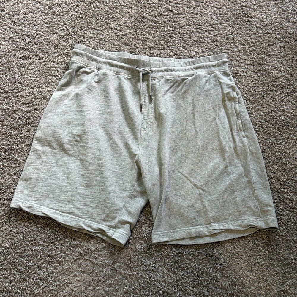 Peter Millar Lava Wash Shorts Cotton Blend Grey Drawstring Stretch Men’s Large